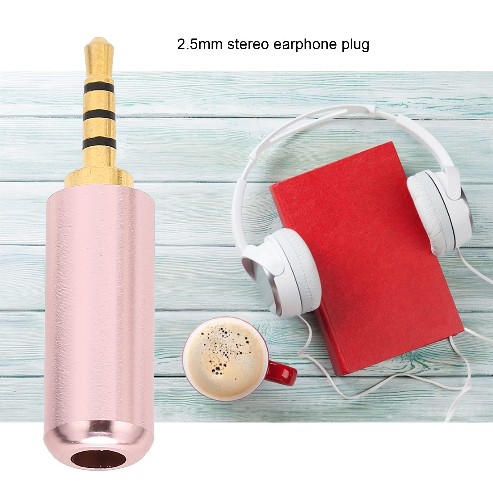 Prise Casque 50 Pièces 2.5mm Jack 4 Pôles Connecteur de Câble, Qualité Sonore Claire et sans Perte, Accessoire de Réparation Connecteur de Câble Bricolage en Métal