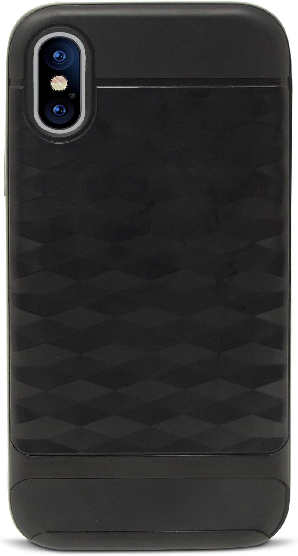 Speira Dual Layer Case Compatible With iPhone X / iPhone XS (Black)