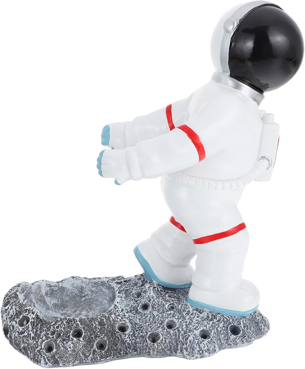 Cabilock Astronaut Wine Rack Home Wine Rack Stand Astronaut Design Shelf Shaped Red Storage Shelf Holder Resin Display Holder