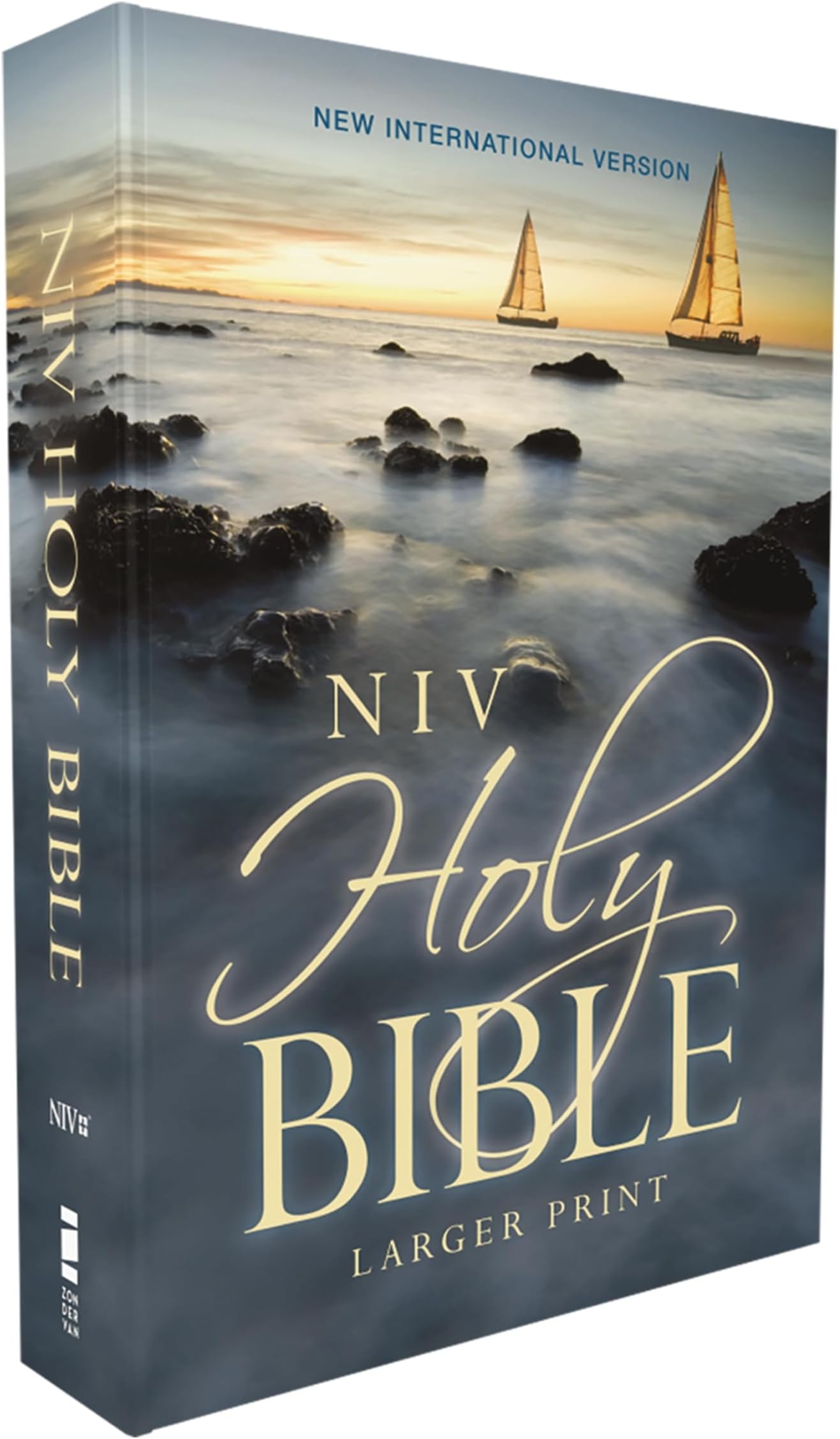Niv, Holy Bible, Larger Print, Economy Edition, Paperback, Blue, Comfort Print: New International Version, Blue, Comfort Print, Economy Edition