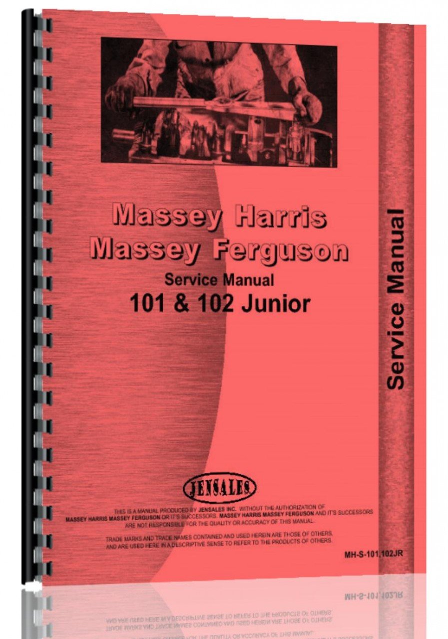 Service Manual Massey Harris 101 102 JR Tractor      Plastic Comb – January 1, 2017