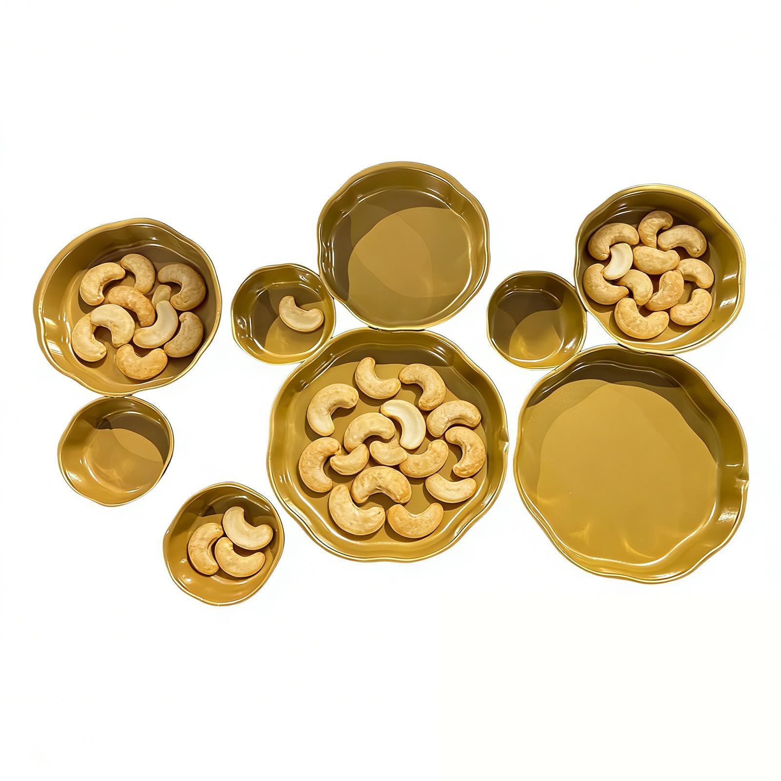 da portata – Vassoio da portata per snack, decorativo a griglie, vassoio per snack, noci, patatine, frutta, caramelle, pasti, antipasti, sala da pranzo e feste