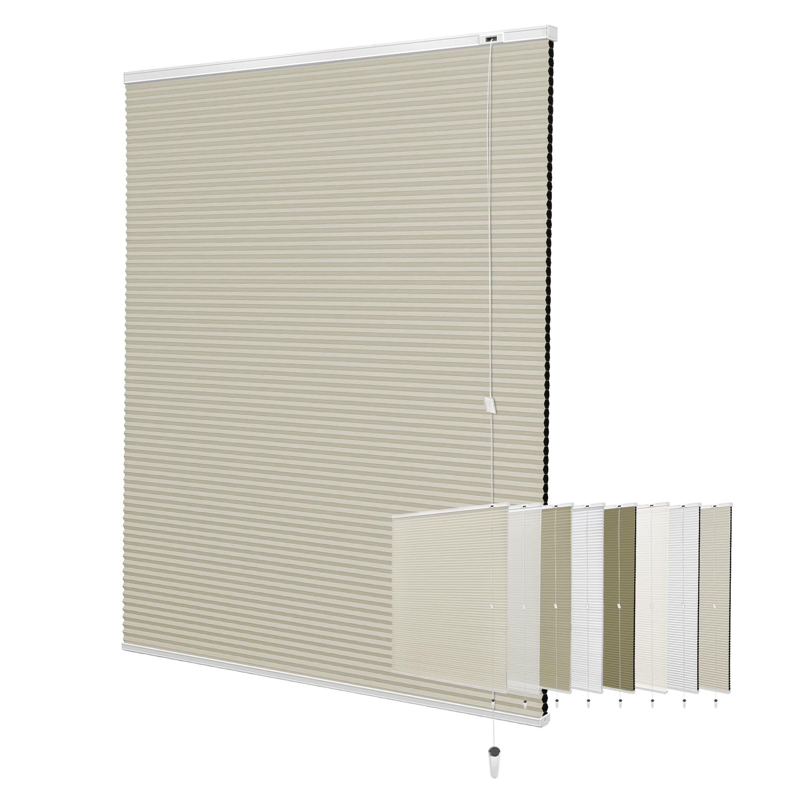 Amazon｜KeeGo ハニカムシェード 遮光ハニカムスクリーン 遮光/採光