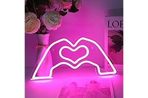 Taylor Swift Heart Hands Neon Sign