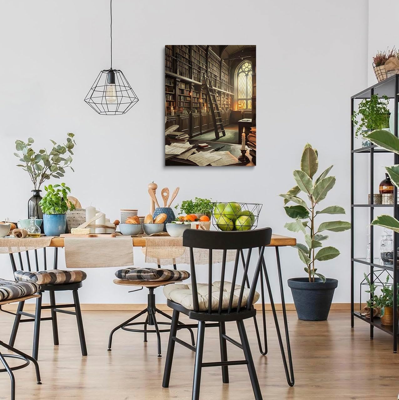 Vintage Library Wall Art, Dark Academia Print Poster, Gothic Literature Quote, Study Room Decor 24x36inch Unframed - Image 5