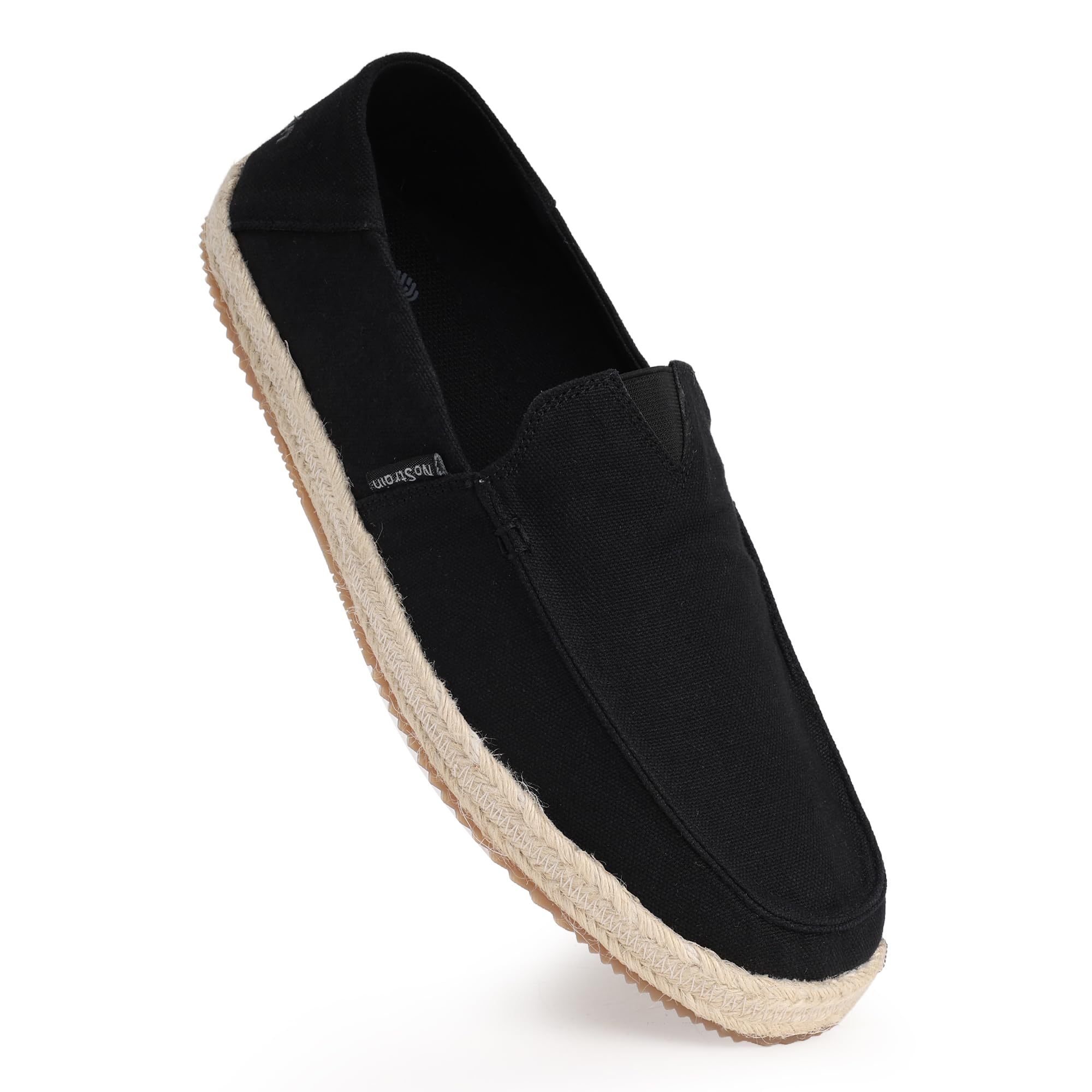 Cotton Canvas Slip-on Shoes | for Men | Espadrilles | Cushioned Ortholite Insole | Stylish & Comfortable | Breathable Canvas Upper | Lightweight Footwear | Boat Design