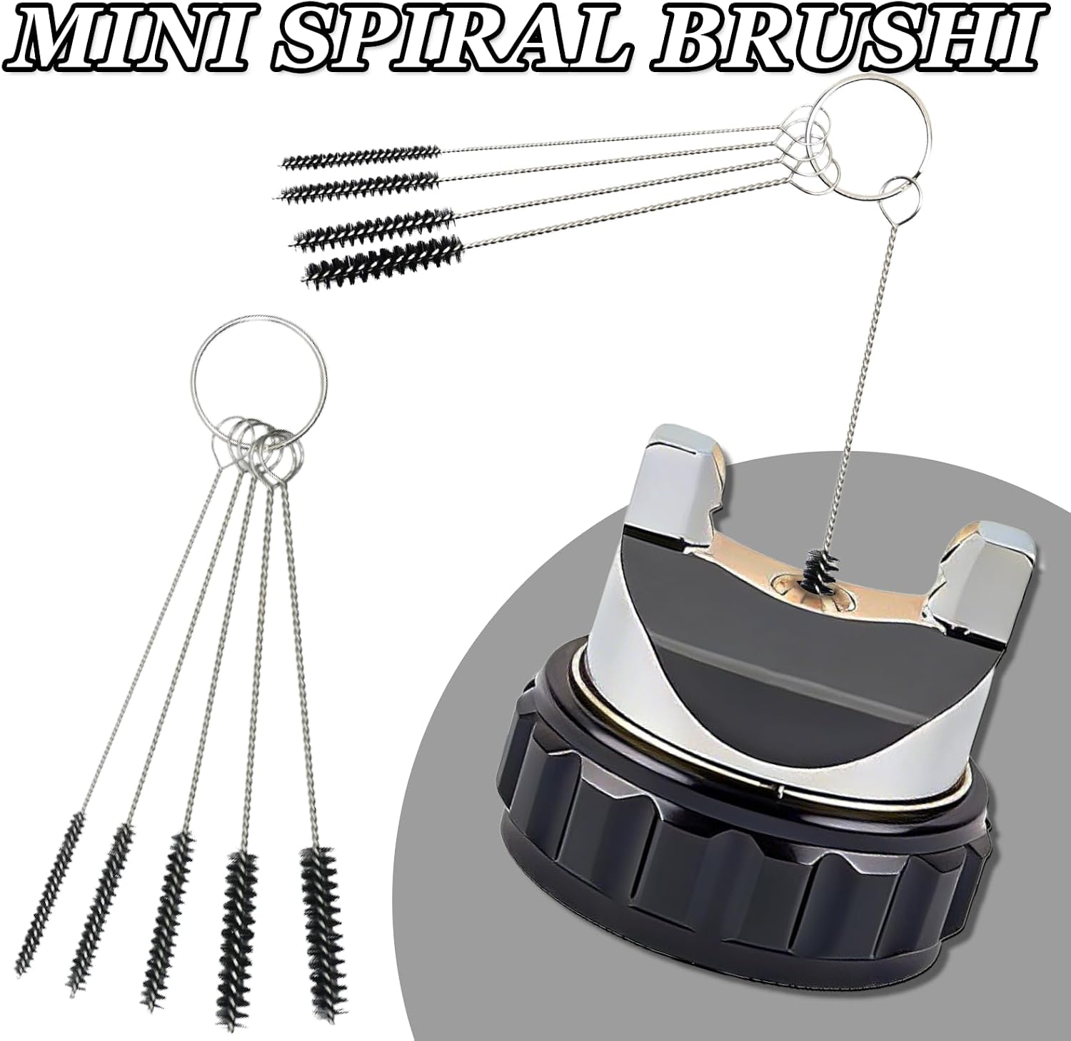 Spray Gun Cleaning Kit, Universal Paint Gun Cleaner Brushes Set, Paint Sprayer Cleaning Kit