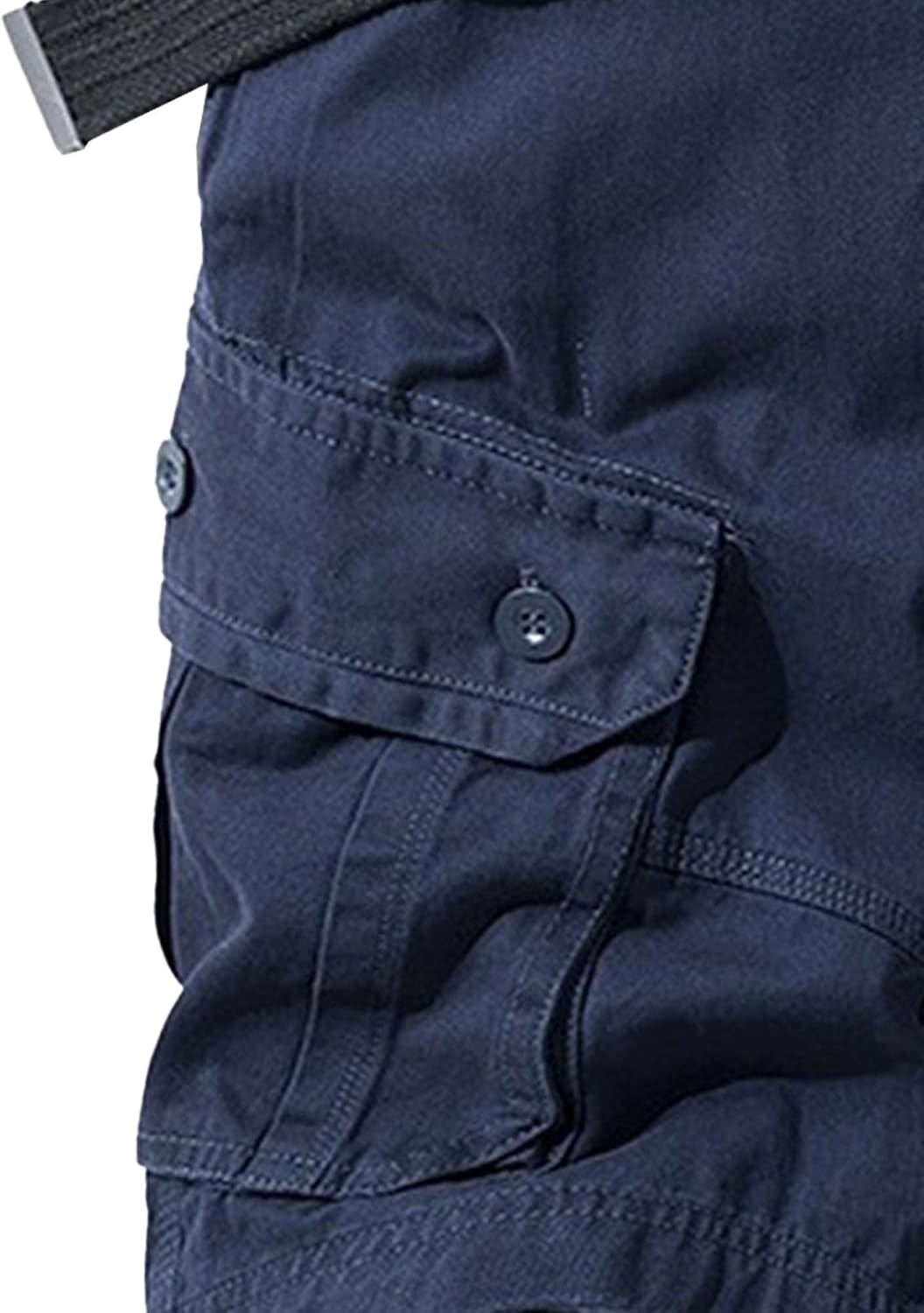 Maiyifu-GJ Men's Camouflage Cargo Shorts Casual Cotton Elastic Waist Cargo Shorts Lightweight Multi-Pocket Summer Short Pants
