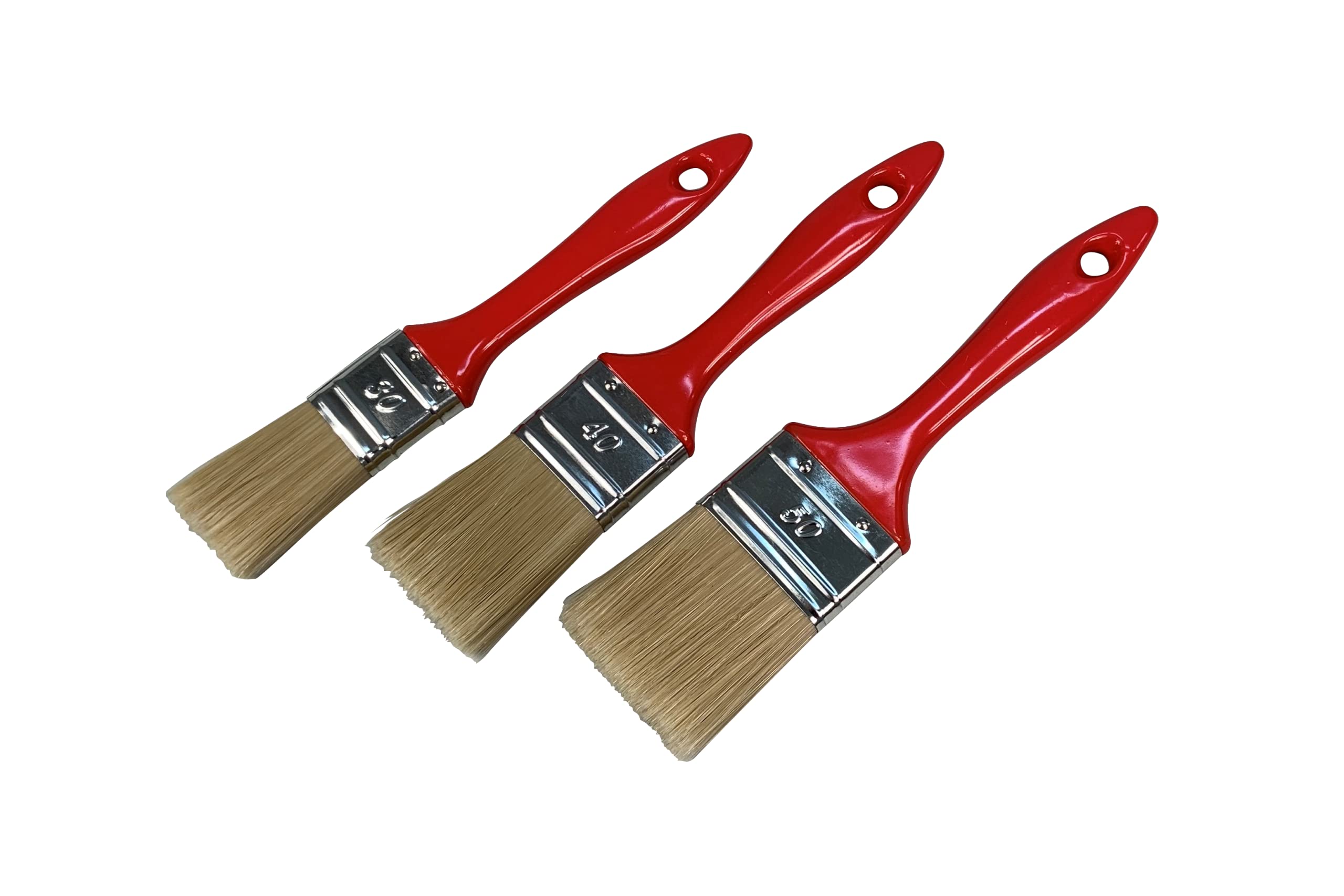 Pinceaux plats SAVY kit brosses pour peinture mate acrylique satin