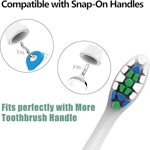 Miniatura 3 de Toothbrush Replacement Heads Compatible with Philips Sonicare Replacement Heads, Electric Brush Head for 4100 5100 6100 9023 W Optimal Plaque