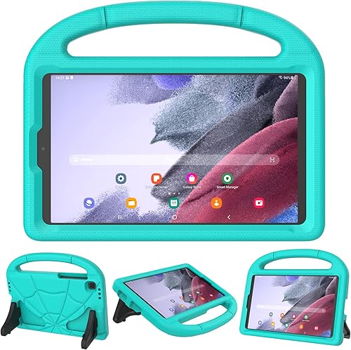 DJ&RPPQ - Funda para niños para Samsung Galaxy Tab A7 Lite de 8.7 pulgadas 2021, ligera, a prueba de golpes, a prueba de niños, linda funda con asa