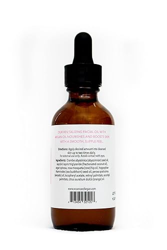 Miniatura 7 de Essence of Argan Suero vitamínico para la cara, aceite de suero revitalizante para piel seca con vitaminas A, C, E y B, aceite de argán y rosa