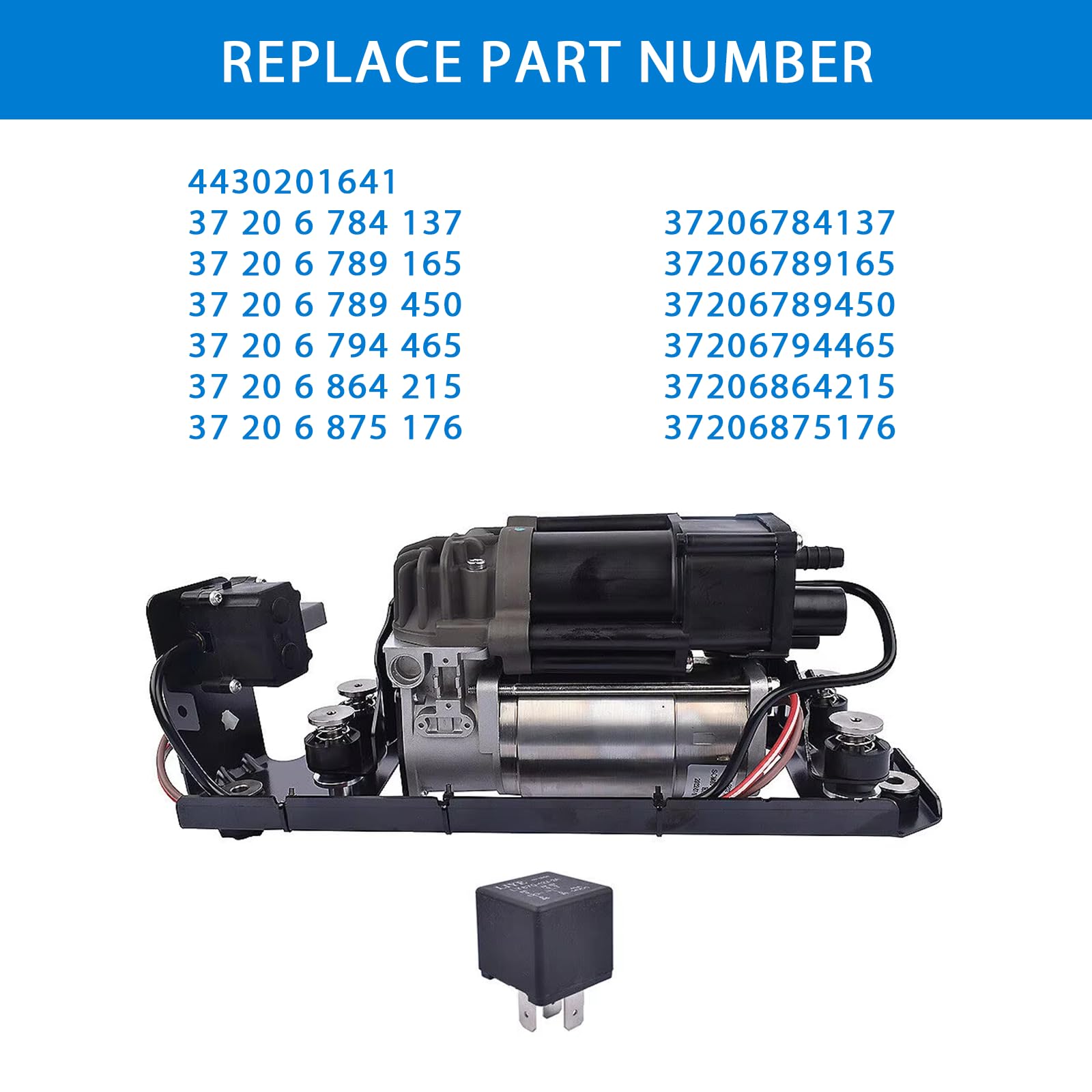 37206784137 Sospensioni pneumatiche Compressore, Blocco valvole sospensioni pneumatiche di ricambio per 5er F07 F11 GT 2009-2016, 7er F01 F02 F03 F04 2008-2015 37206789165 37206875176