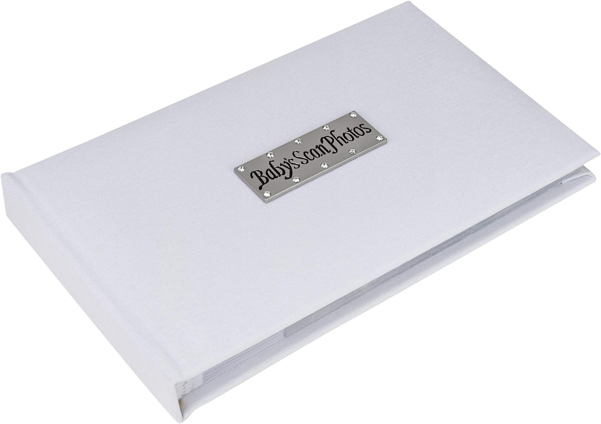 Photo Album for Baby's Scan Pictures - White