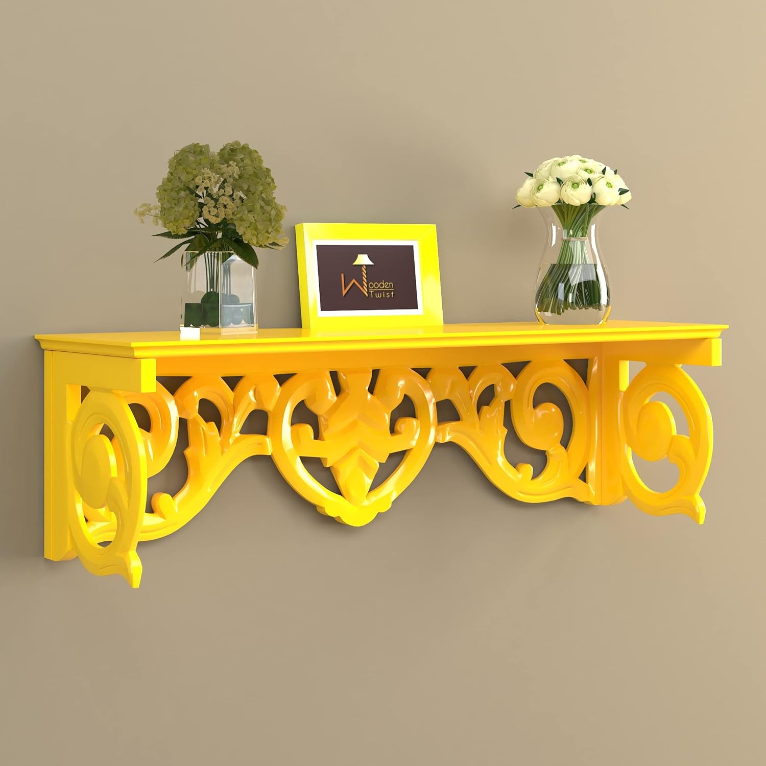 MDF Wall Decor Wall Shelf Rack Amazon.in Home & Kitchen