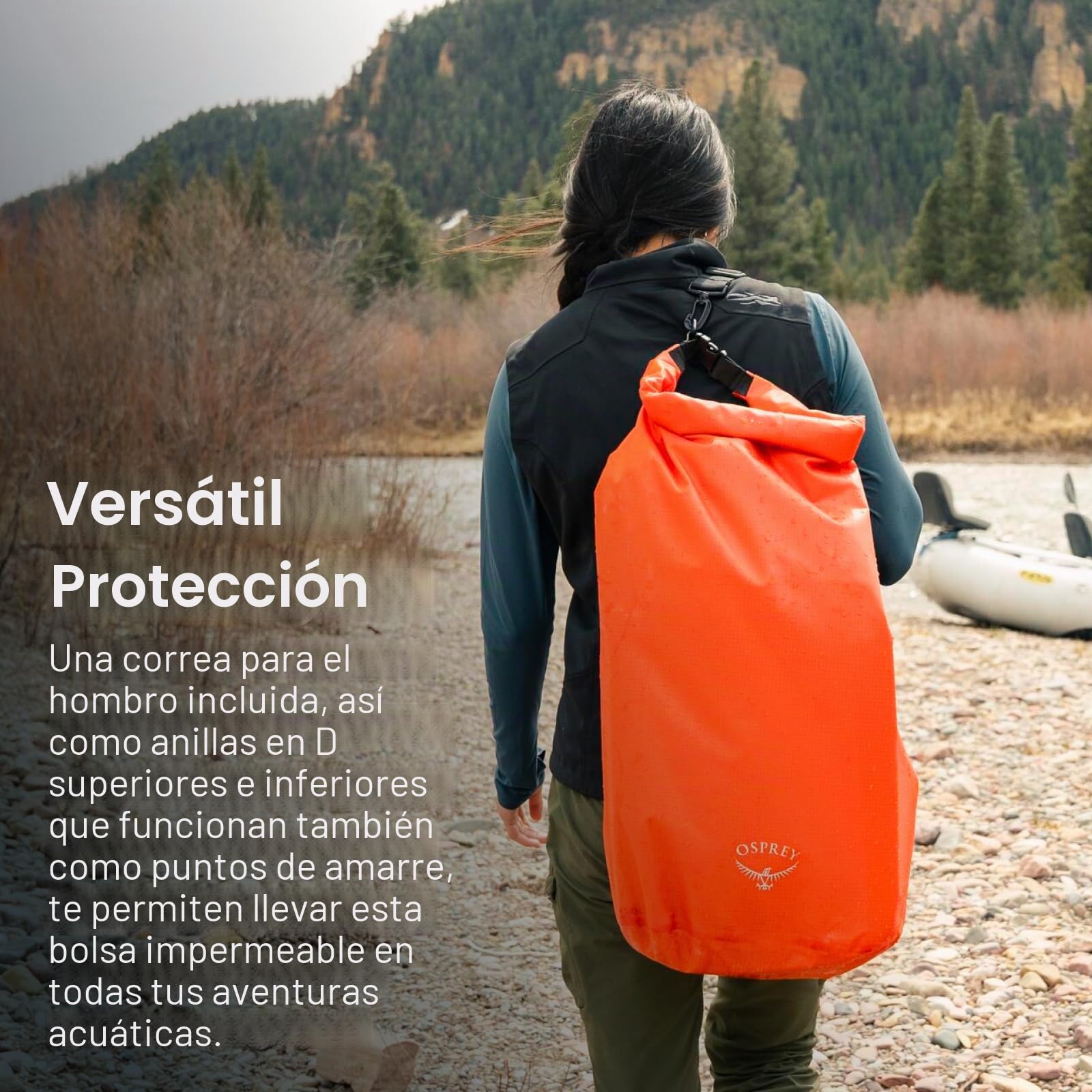 Osprey Wildwater Bolsa Impermeable, impermeabilidad IPX5