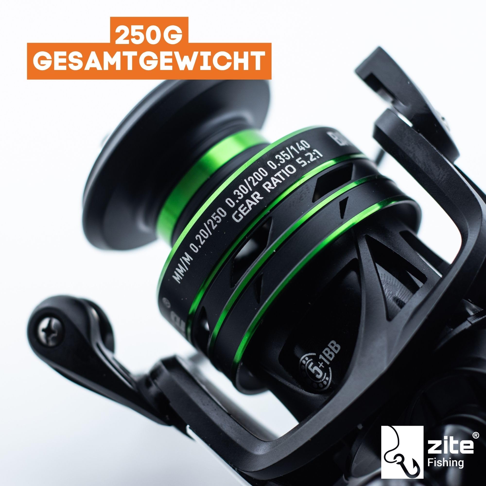 Zite Fishing Inzite Base Stick Rutenserie | Spinnrute Barsch Zander Hecht Rute aus 24T Carbon in 225 cm 255 cm& 5–85 g | Angelrute zweiteilig mit Eva Griff Hakenöse & Futteral Angelruten Angeln