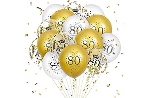 Stunning 80th Birthday Decorations: Celebrate with Rumia Balloons