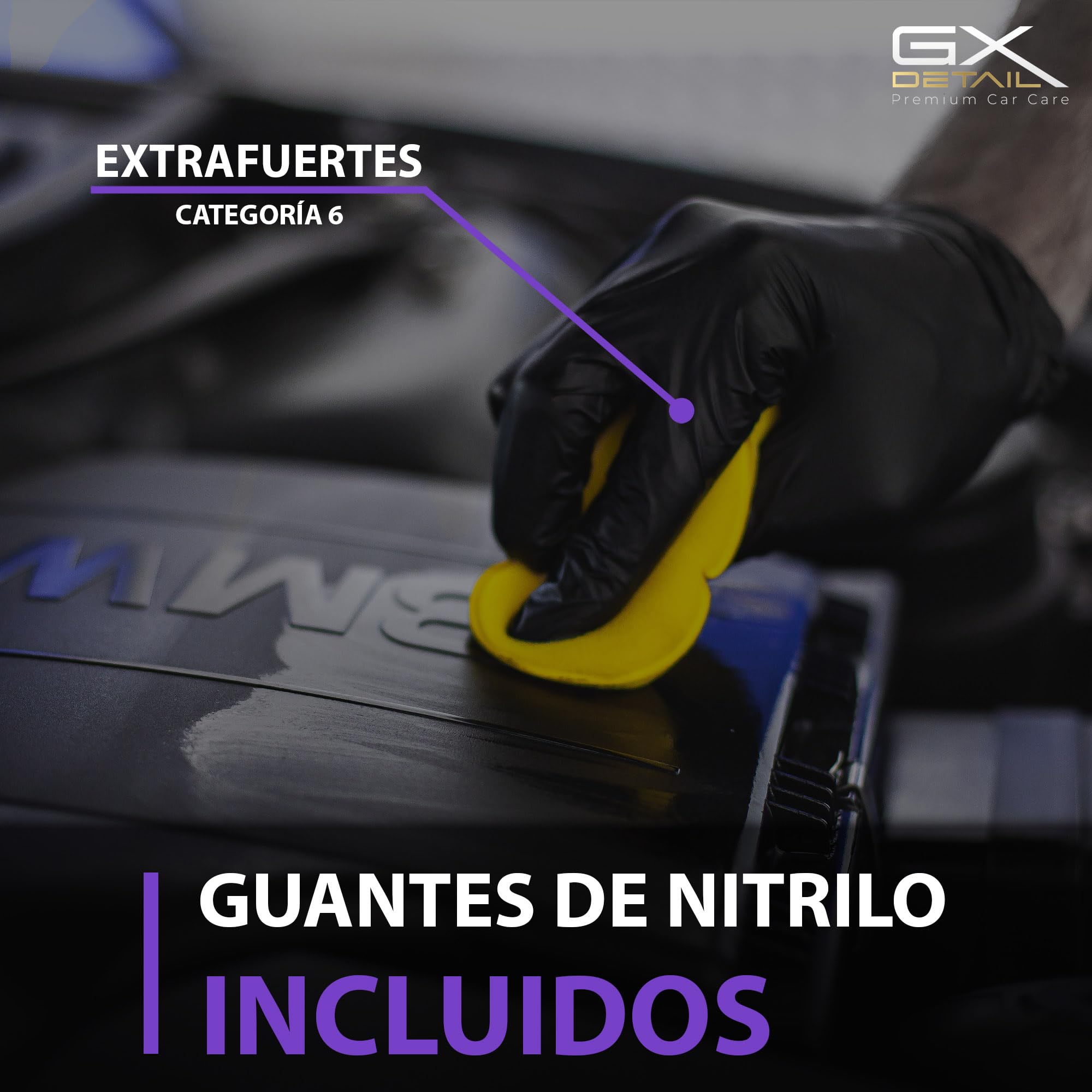 GxDetail Gel Abrillantador de Neumáticos y Plásticos Exteriores para Coche 5 litros – Brillo Duradero y Protección UV – Acabado Brillo sin Residuos Grasos – Fórmula de Larga Duración.
