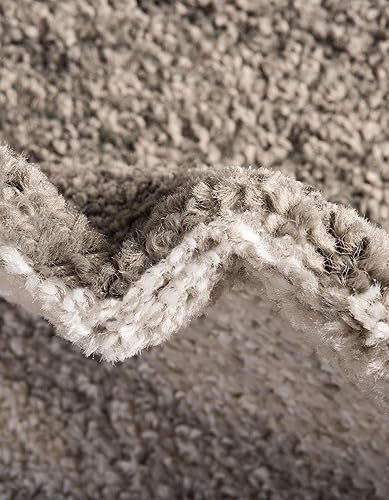 Miniatura 6 de Unique Loom Colección Otoño Alfombra Providence (5 pies 3 pulgadas x 8 pies, rectangular, grismarfil)