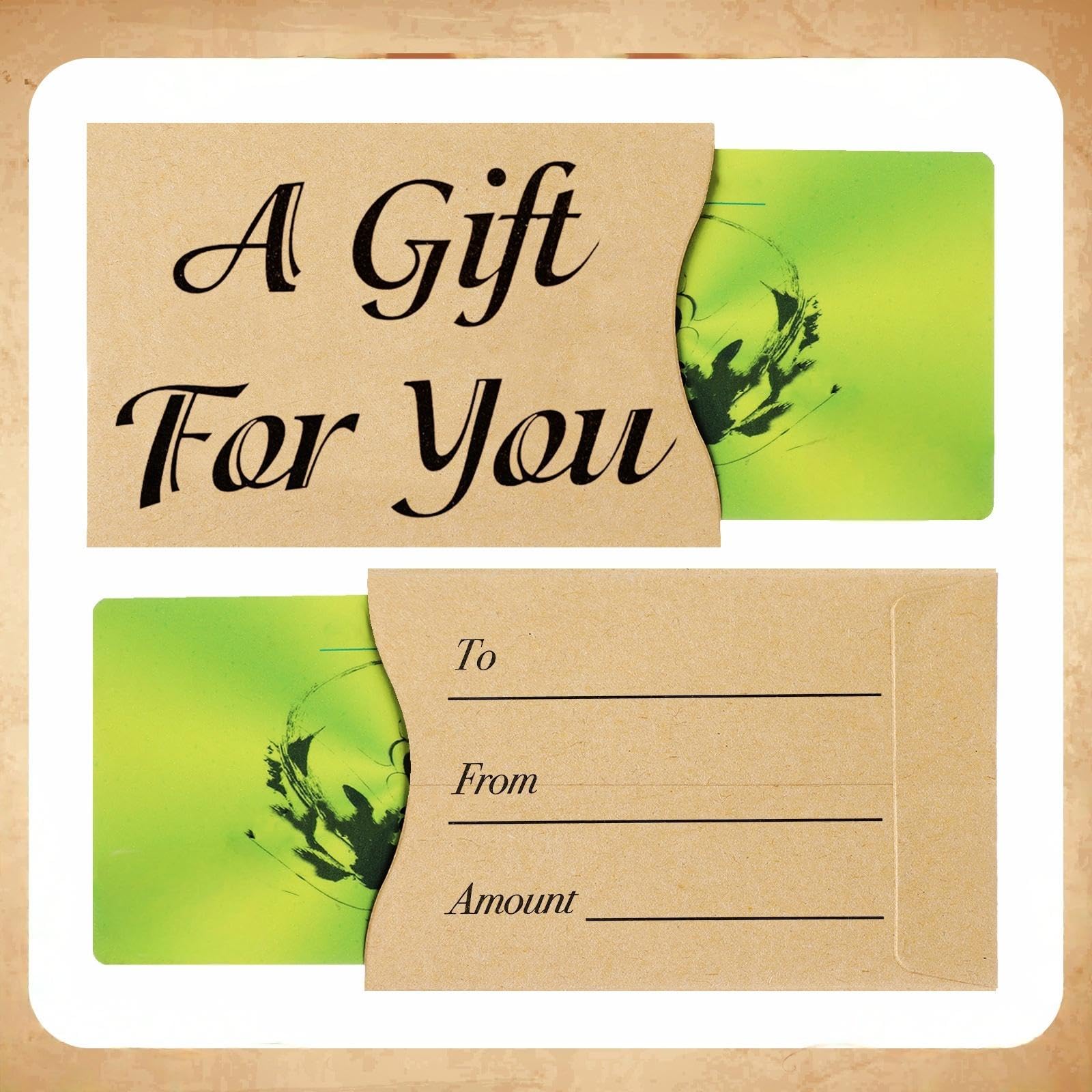 gift card sleeves amazon Amazon.com : Eaasty 500 Pcs Gift Card Sleeves Christmas Card Envelopes  Sleeves Holder Protector for Business, 2.36 x 3.54 inch(Fresh) : Office  Products main image 0
