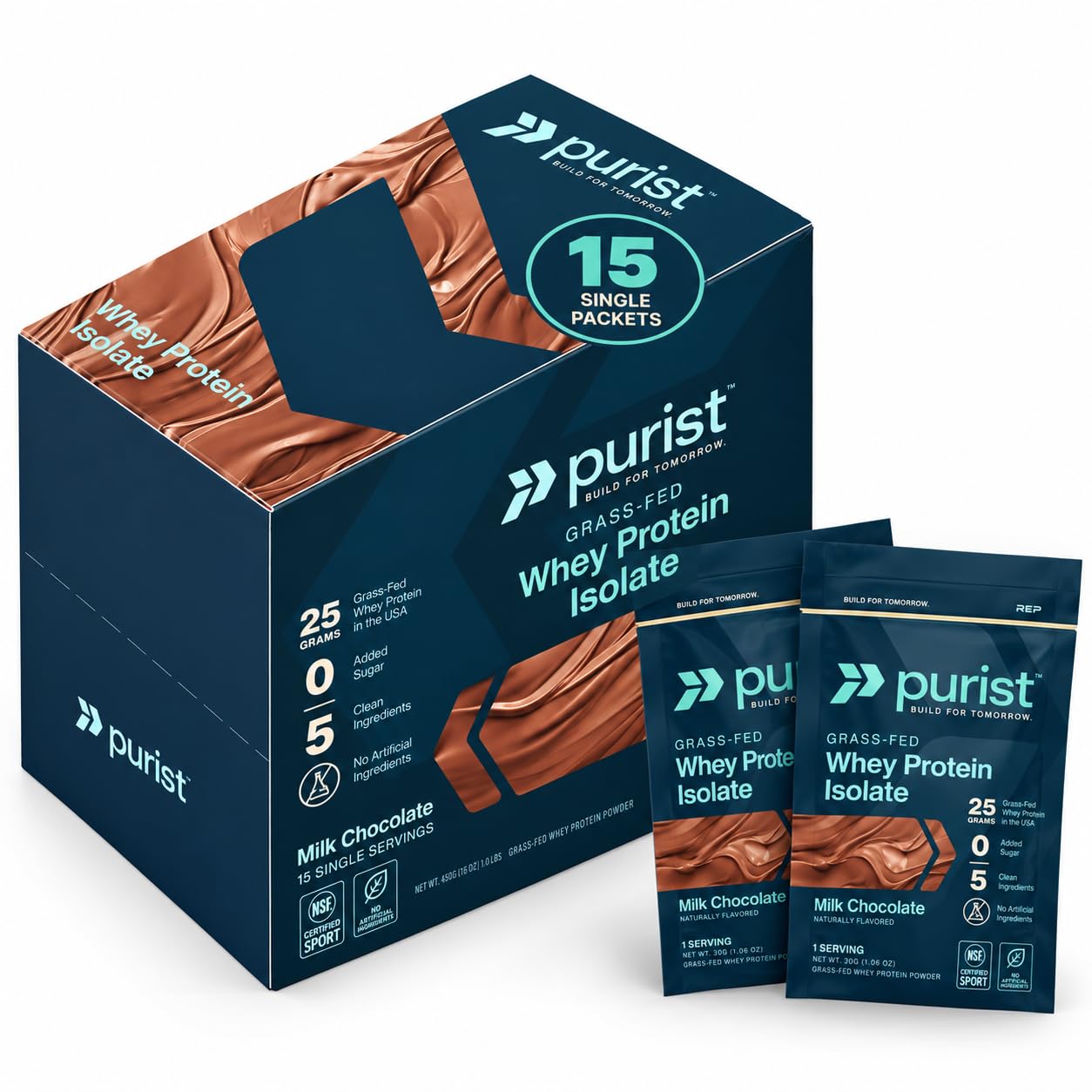 PURIST Whey Protein Isolate - 100% Grass-Fed, Sugar Free - 2 lb — Amazon image 9