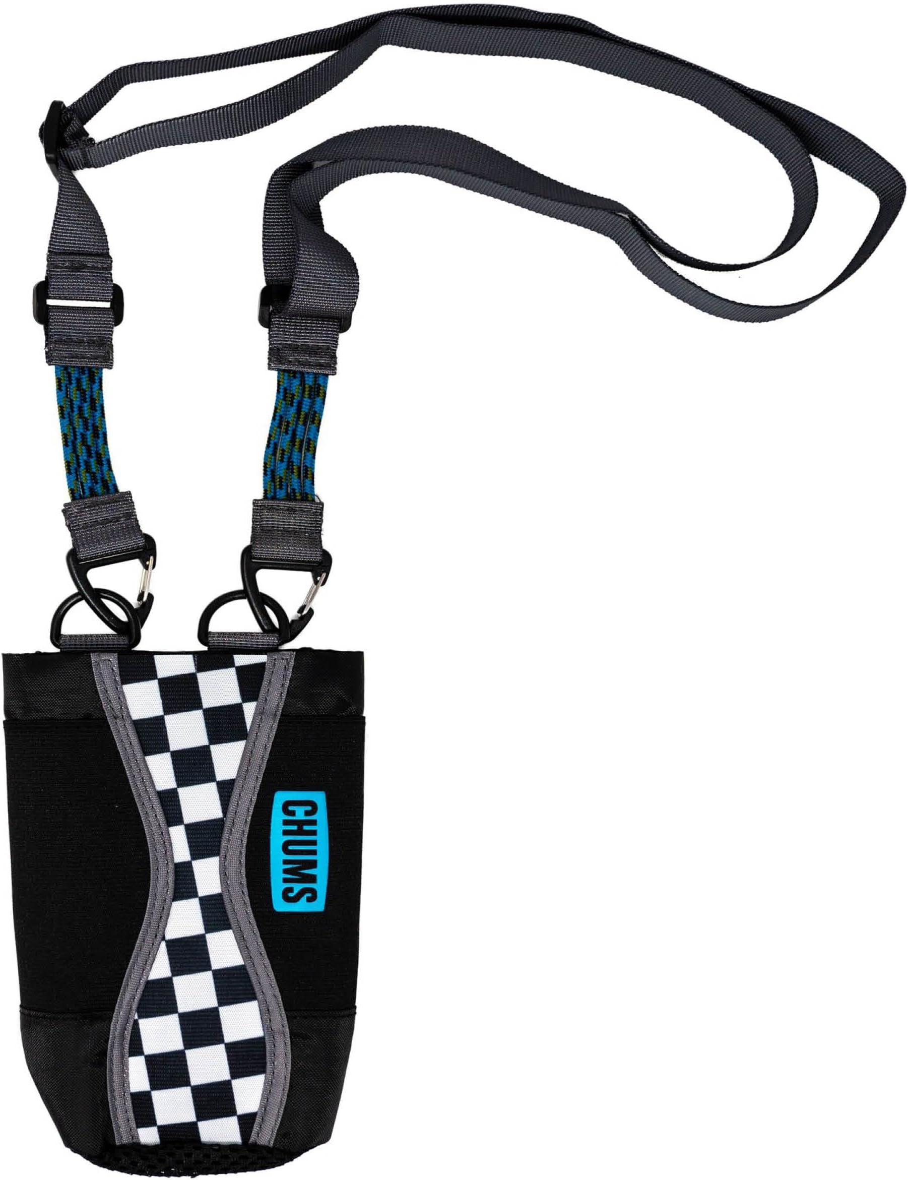 Chums Fjord Bottle Elastic Sling Bag – Adjustable Nylon and Polyester Tactical Tote for Water Bottles and Flasks