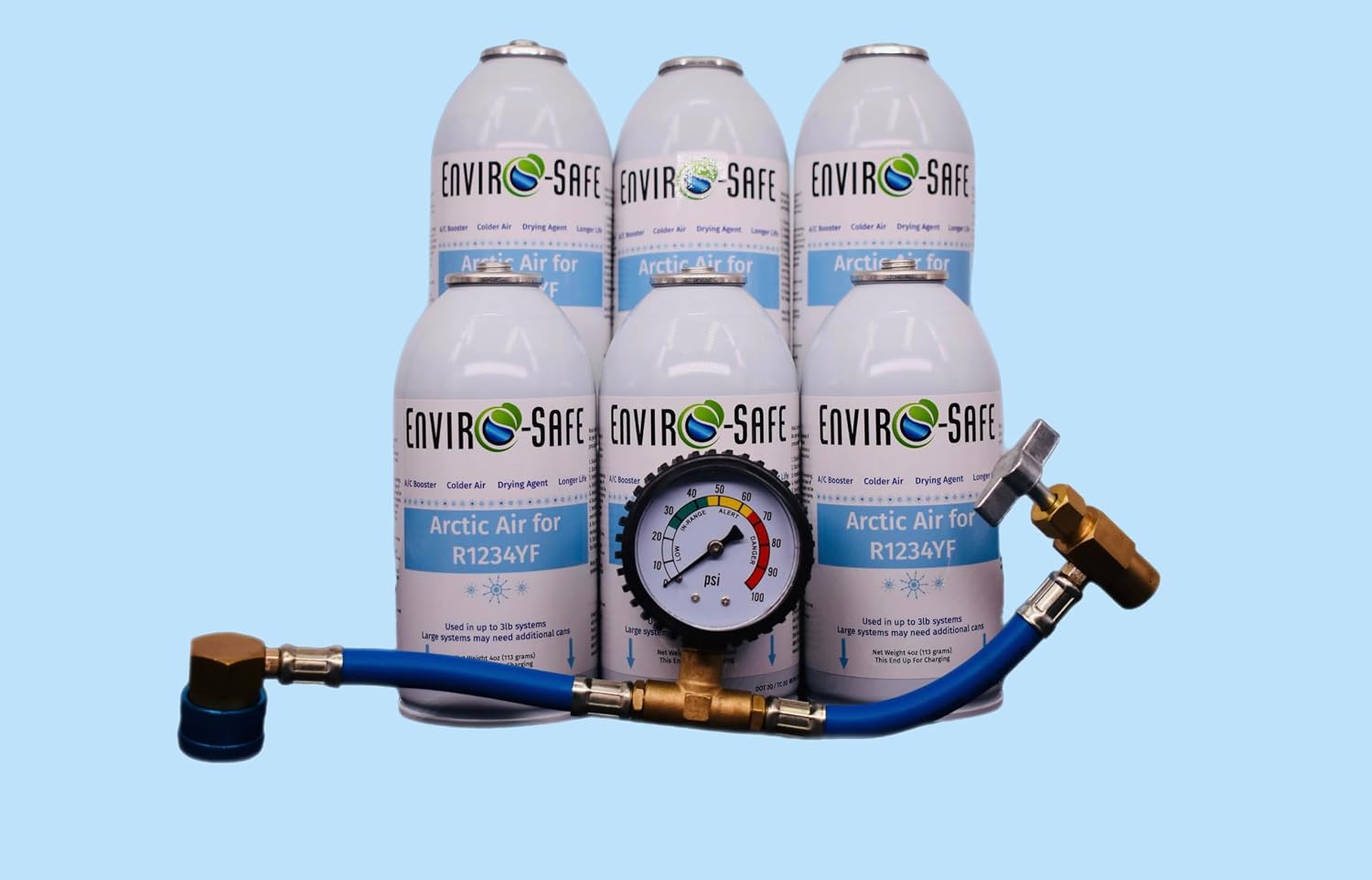 Arctic Freeze 1234YF Recharge Kit, 10 oz - AF001KY10A-1US Arctic Freeze 1234YF Recharge Kit, 10 oz - AF001KY10A-1US