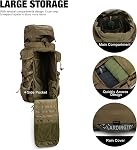 Mardingtop 70L Military Internal Frame Backpack for Men,suit for Hiking,Camping,Survival Backpack with Rain Cover