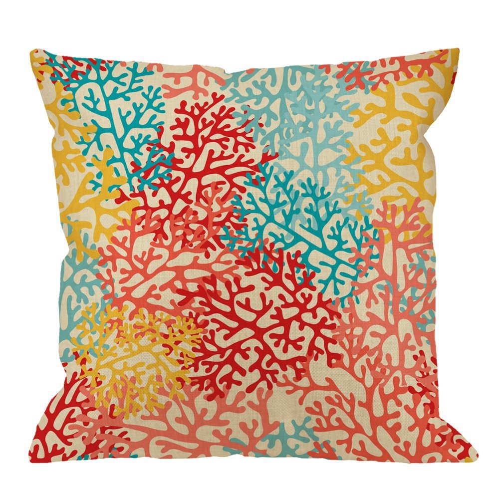 Orange blue patterns