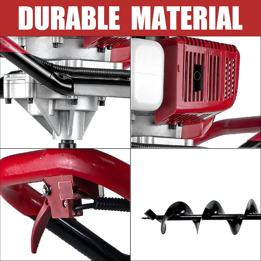 Amazon.com: JKCHENPRO 2 Stroke Gas Powered Post Hole Digger