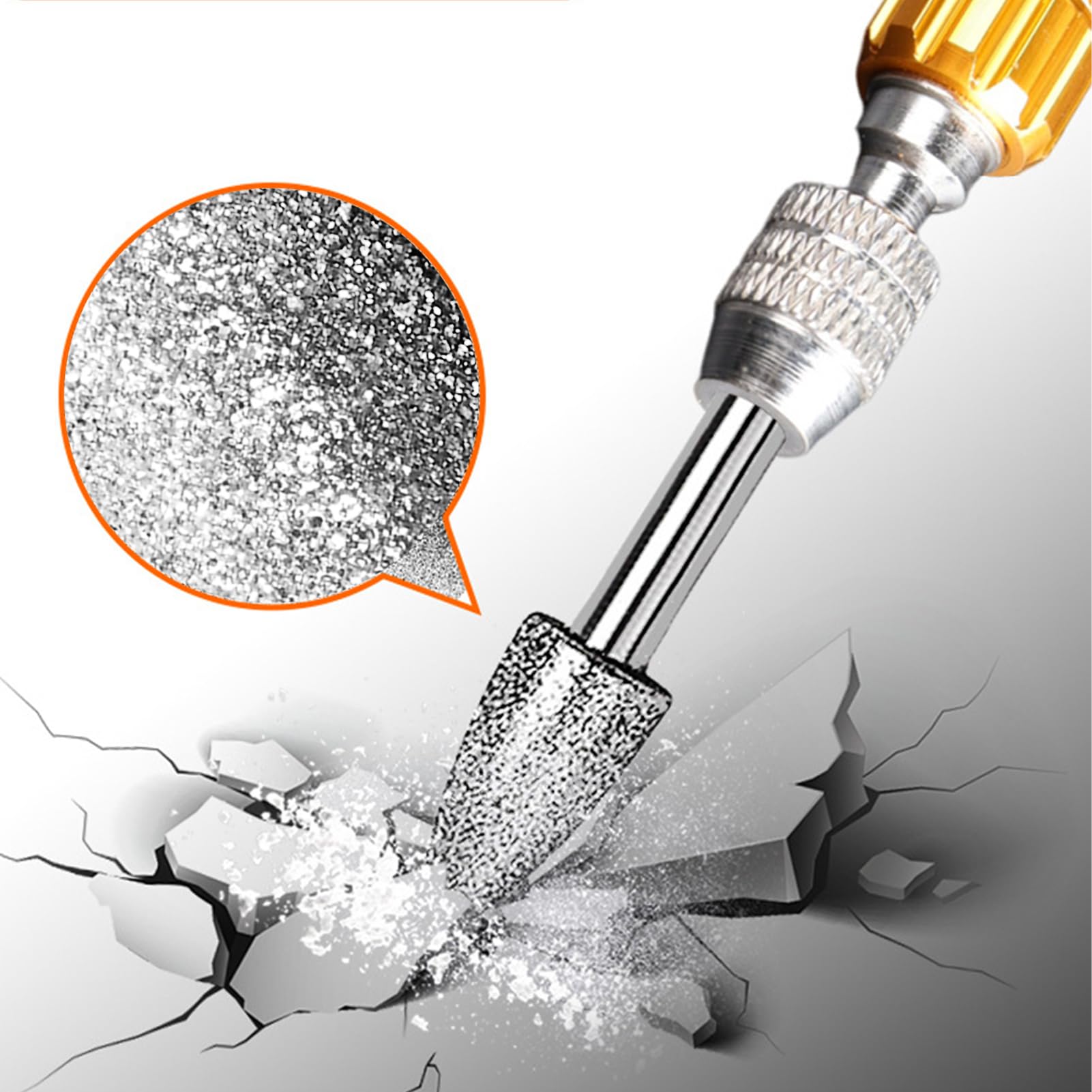 12 Frese Diamantate In Carburo Di Tungsteno - Set Per Lavorare Metallo, Legno E Più! - Foto 10