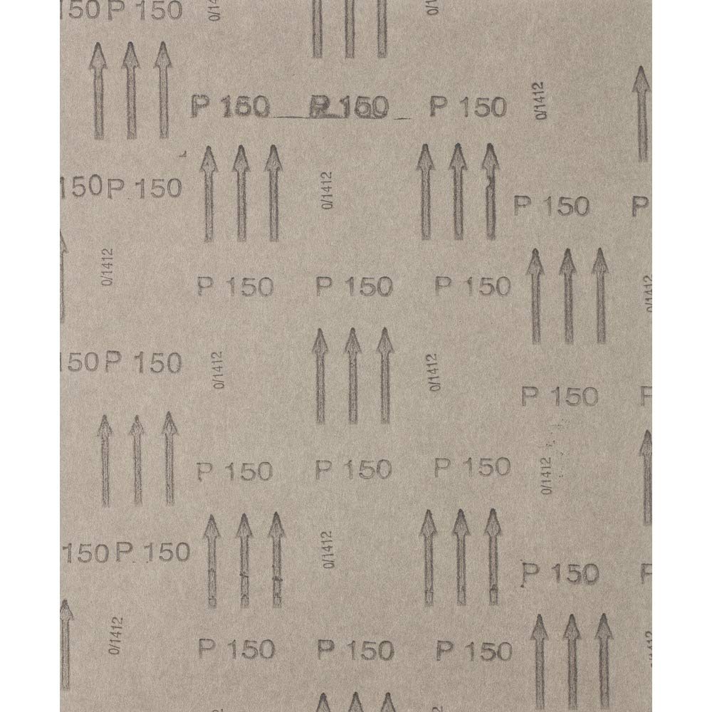 100 hojas de papel de lija de caballo BP 230 x 280 A 150. : 45015215