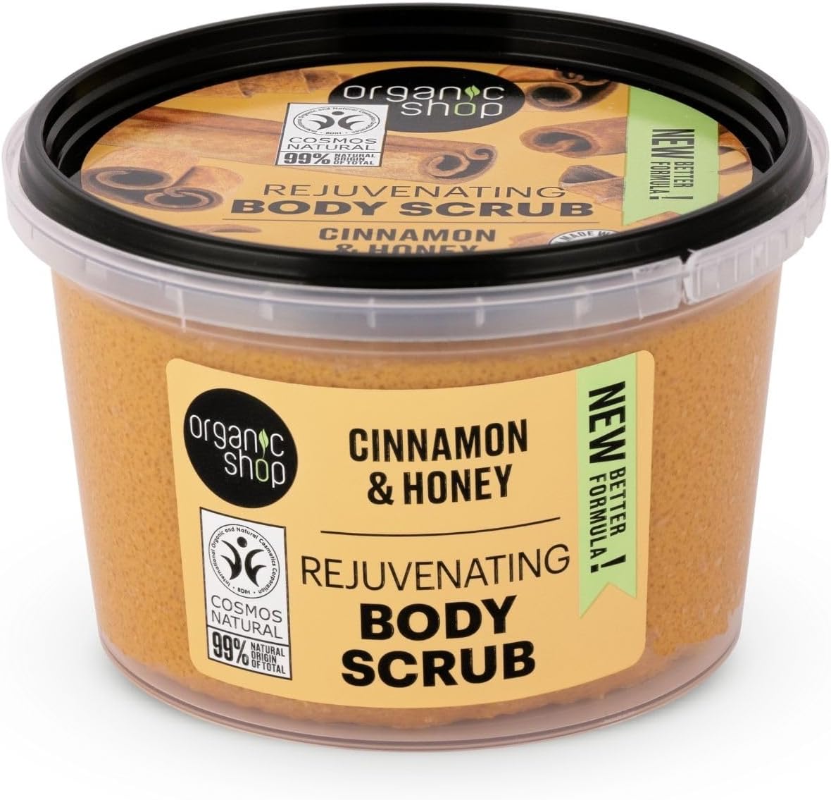 Body Scrub Natural Cinnamon and Honey 250ml