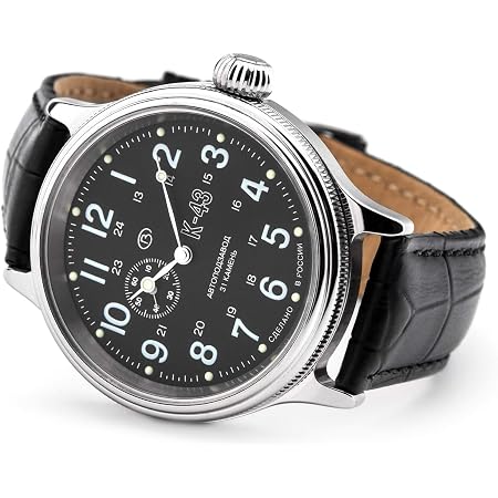 VOSTOK WOSTOK Orologio meccanico automatico KIROWA K-43 Kal. 2415.02/540854  e 540851 - Orologio Russia, Nero-2415.02/540854 : Amazon.it: Orologi