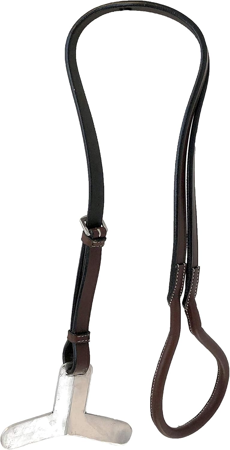 Leather Crupper with Block (Tan, Pony)