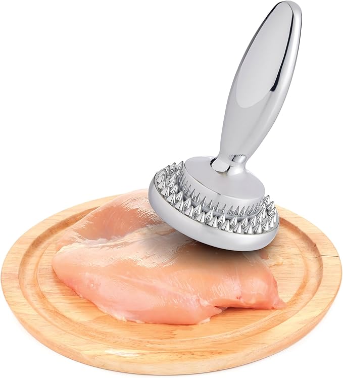 Ablandador de Carne HIC Kitchen de Doble Cara Acero Cromado 2 Libras miniatura 4