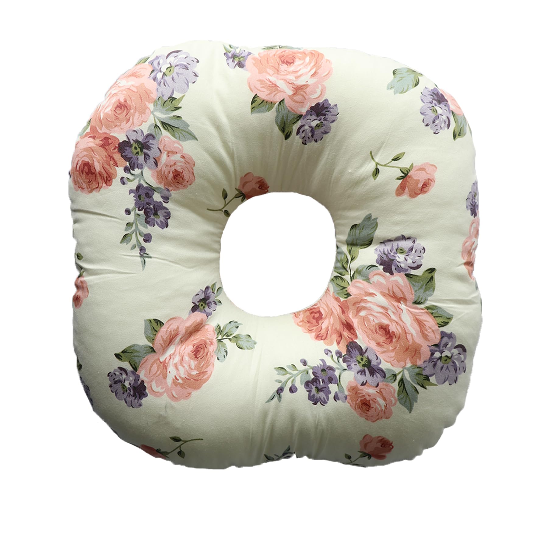 Ear Piercing Pillow with a Ear Hole for CNH and Ear Piercing Ear Pain Ear Inflammation Pressure Sores, O-Shaped Side Sleeping Pillow Ear Guard Pillow