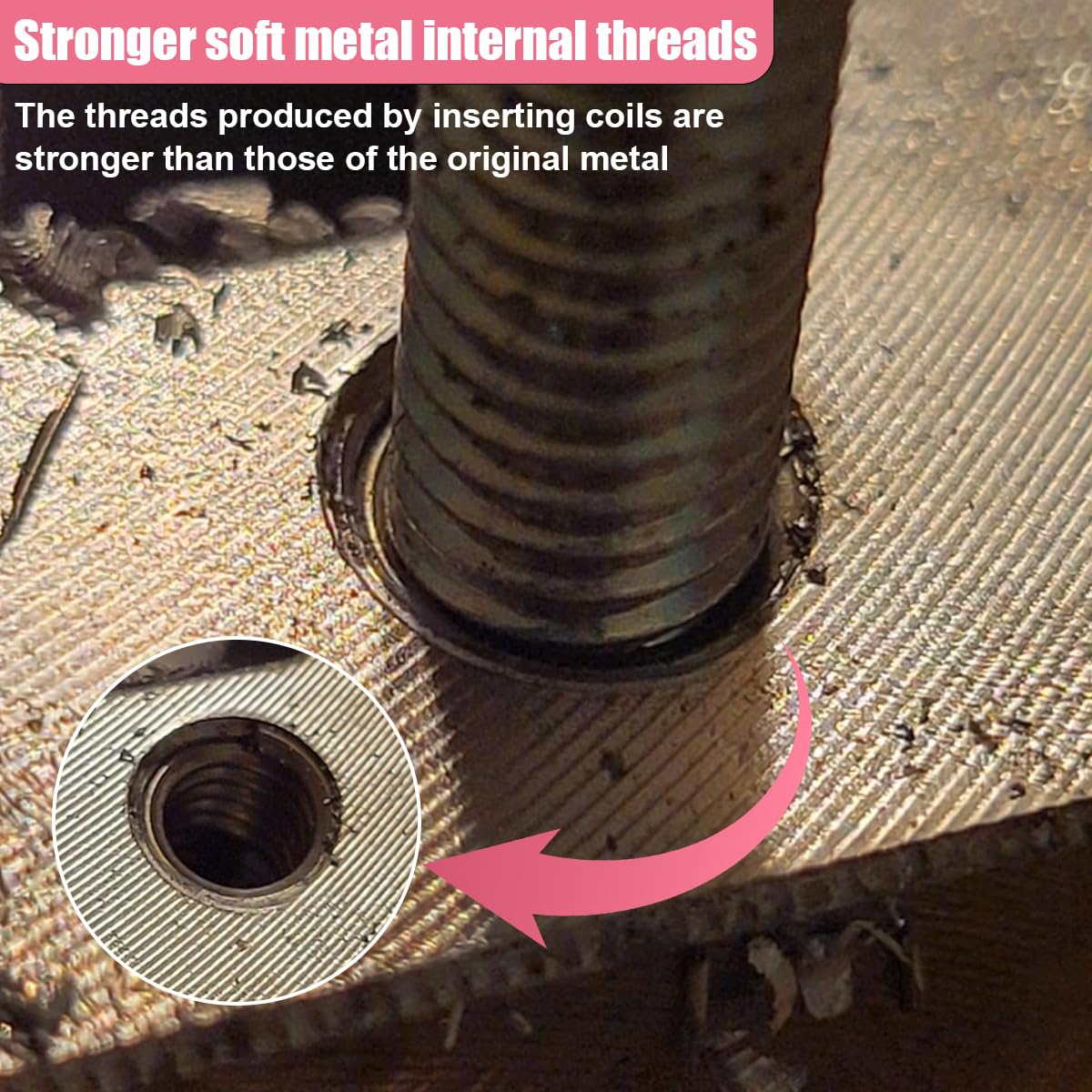 Snapklik.com : 30PCS M6 X 1.0mm Thread Repair Insert Kit, Car Stainless ...