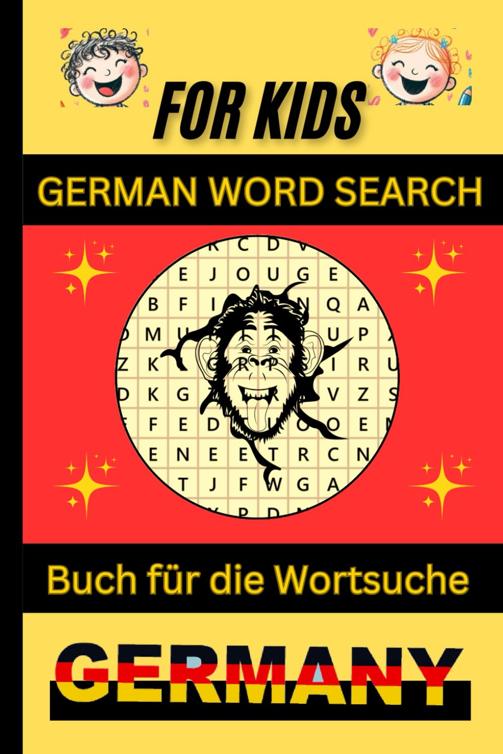 German word search for kids: fun to learn German word find puzzle book with 70 interesting words to find