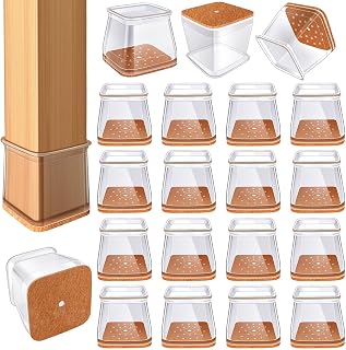 16 Pcs Chair Leg Protector, Furniture Leg Caps Silicone, Silicone Covers to Protect Wood Tile Floors Felt Pads Furniture L... Price In India
