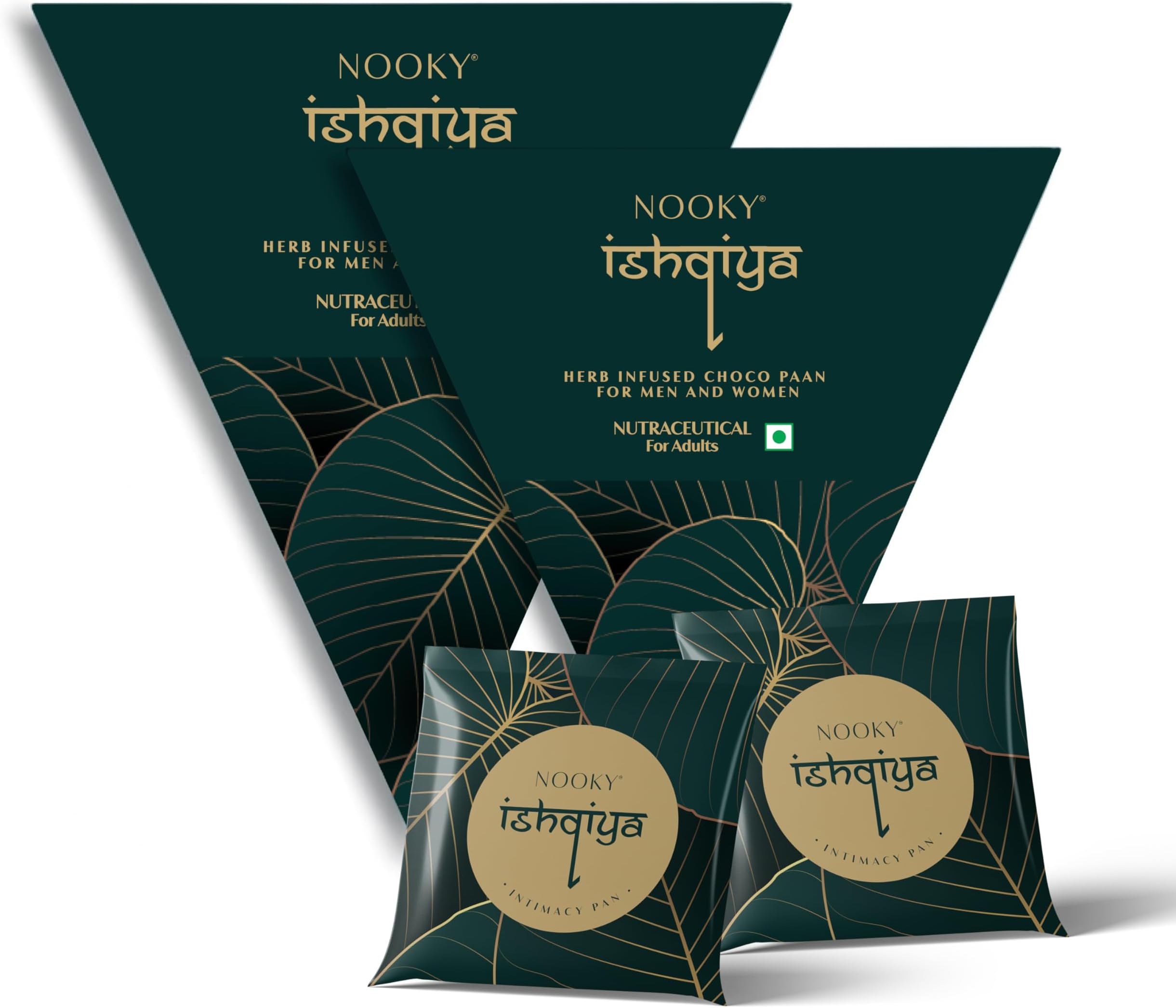 - InstaEats Nooky Premium Paan | Uplift Your Mood | Premium Dark Chocolate | All-Natural Ingredients | (2), 25 gram