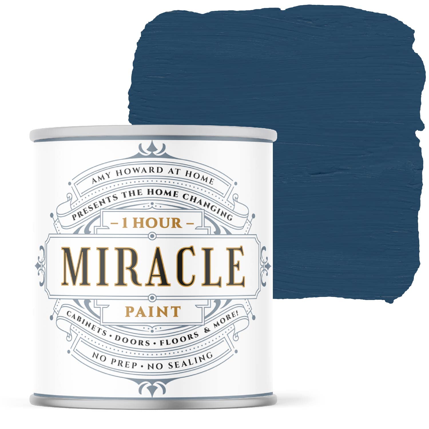 AMY HOWARD AT HOME - One Hour Miracle Paint - Water-Based Enamel - Scrubbable Eggshell Finish - All In One - No Stripping, Sanding, or Priming - 32 OZ