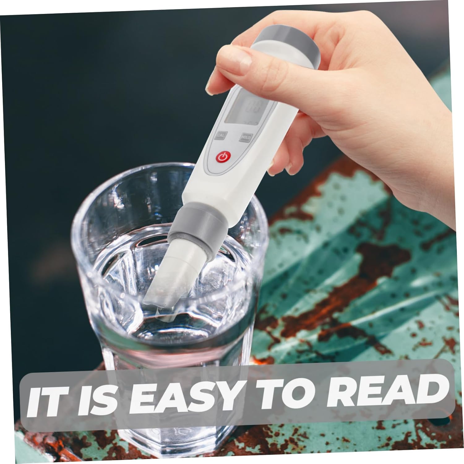 Happyyami Electronic Salinometer Water Precision Hydrometer for Measuring Salt Concentration Aquaculture Swimming Pools and Food Processing Yd