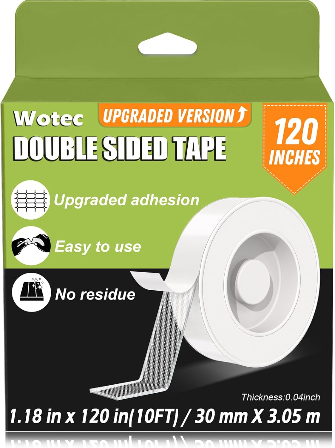 Upgraded Extra Large Double Sided Filament Tape Removable