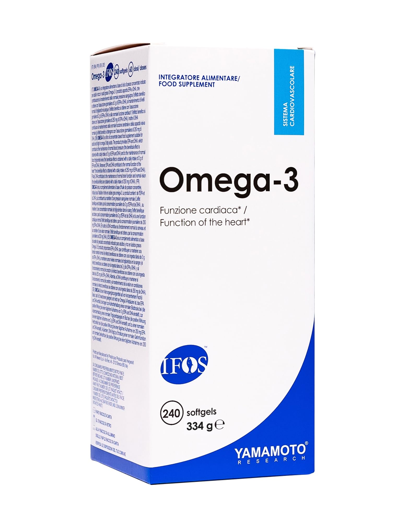 YAMAMOTO RESEARCH Omega-3 Ifos™ 240 Softgel 