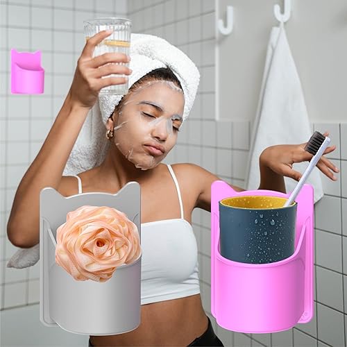 Miniatura 6 de QUIDAOSO Soporte para botellas de cervezalatabebidavino enfriadormini cubo de hielo para ducha portavasos montado en la pared regalos de cerveza