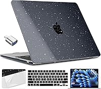 Vista 17 de TWOLSKOO Compatible con funda para MacBook Air M4 de 15 pulgadas versión 2025-2023 M4 A3241 M3 A3114 M2 A2941, carcasa rígida de plástico