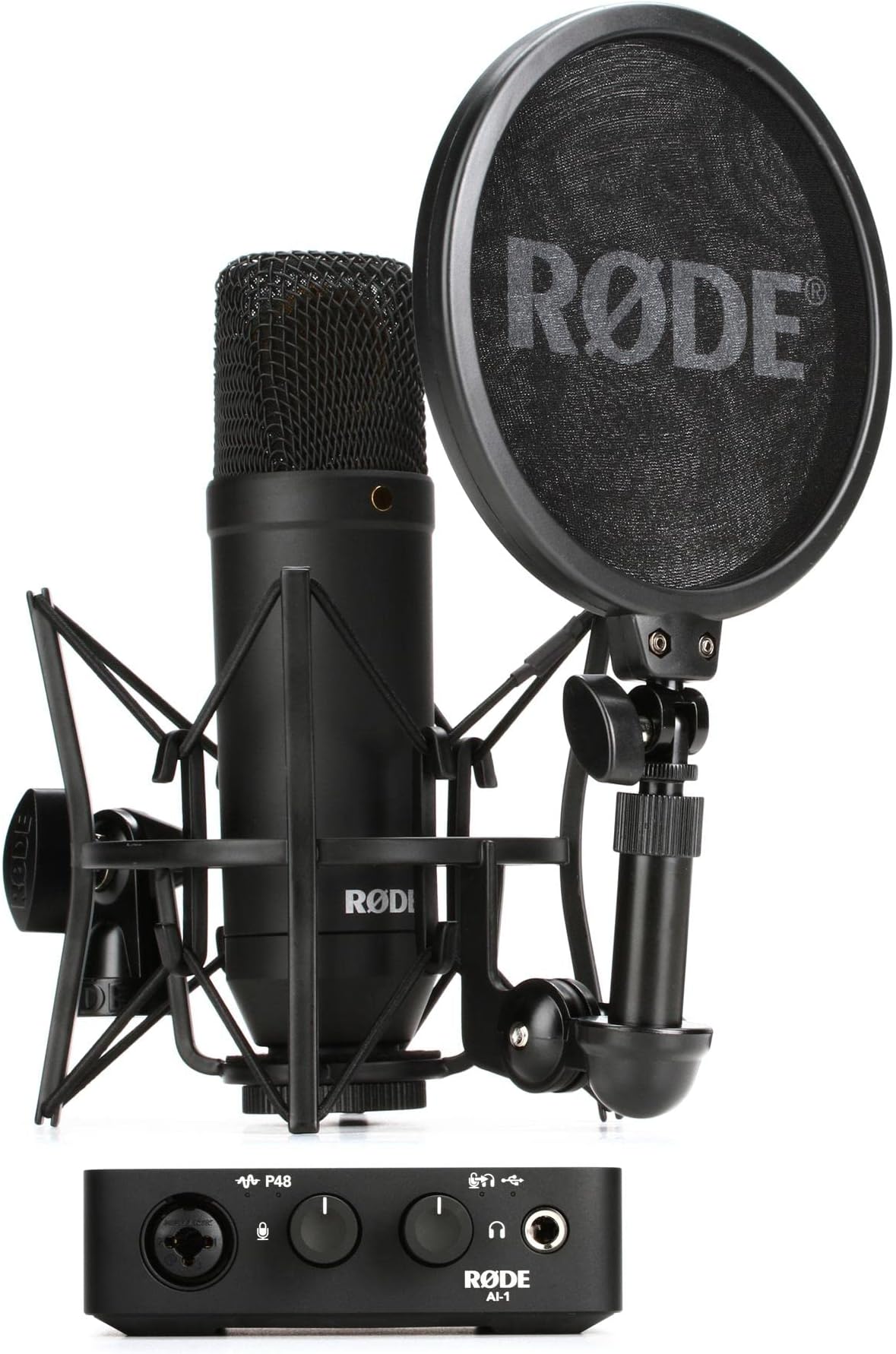 Rode Complete Studio Kit with the NT1 and Ai-1, Black