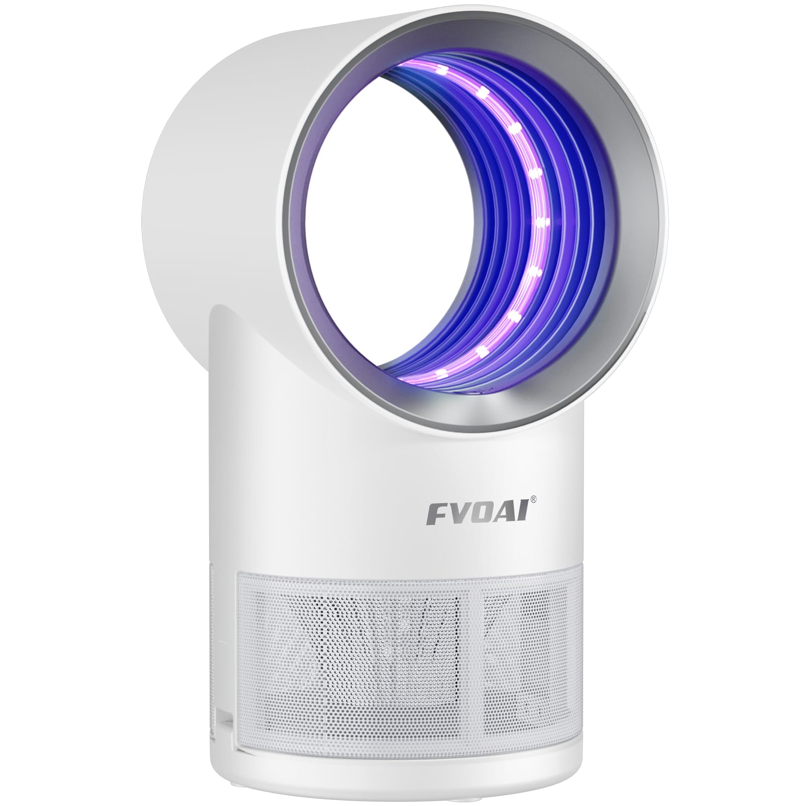 Indoor Fly Traps, Indoor Bug Zapper Traps, Fruit Fly Traps for Home with 10 Pcs Glue Boards (White)